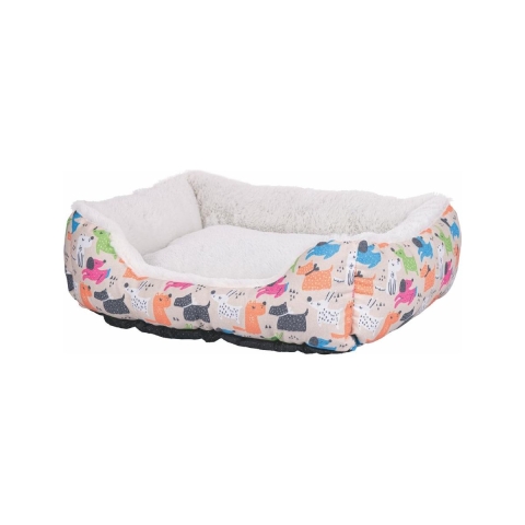 Lit pour animaux avec rembourrage doux antidérapant Moku Promotion