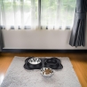 Double gamelle pour animaux avec tapis antidérapant Aloza Vente