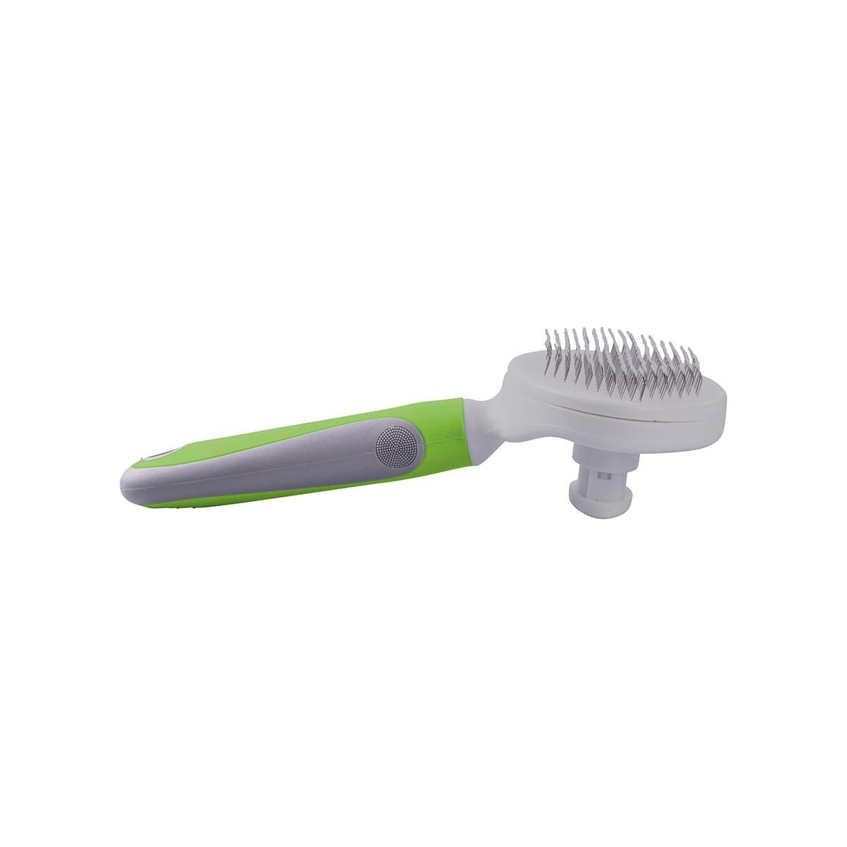 Brosse de toilettage autonettoyante pour animaux élimination des poils Lima Promotion