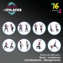 Barra per pilates yoga multifunzionale con bande elastiche Tera Saldi