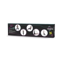 Barra per pilates yoga multifunzionale con bande elastiche Tera Stock