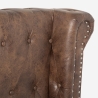 Letto matrimoniale Chesterfield 160x190cm in similpelle Chur Catalogo