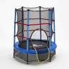 Trampoline rond diamètre 140cm pour enfants avec filet de protection Frog Promotion