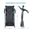 Tapis de course électrique pliable gain de place 8 programmes Kilimangiaro Caractéristiques