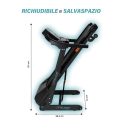 Tapis de course électrique pliable inclinable 12 programmes avec roues K2 