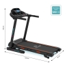 Tapis de course électrique pliable inclinable 12 programmes avec roues K2 