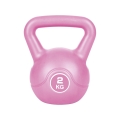 Kettlebell 2Kg avec poignée antidérapante pour exercices fitness Tibor Promotion