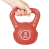 Kettlebell antidérapant 3 Kg pour renforcement musculaire Makro Offre