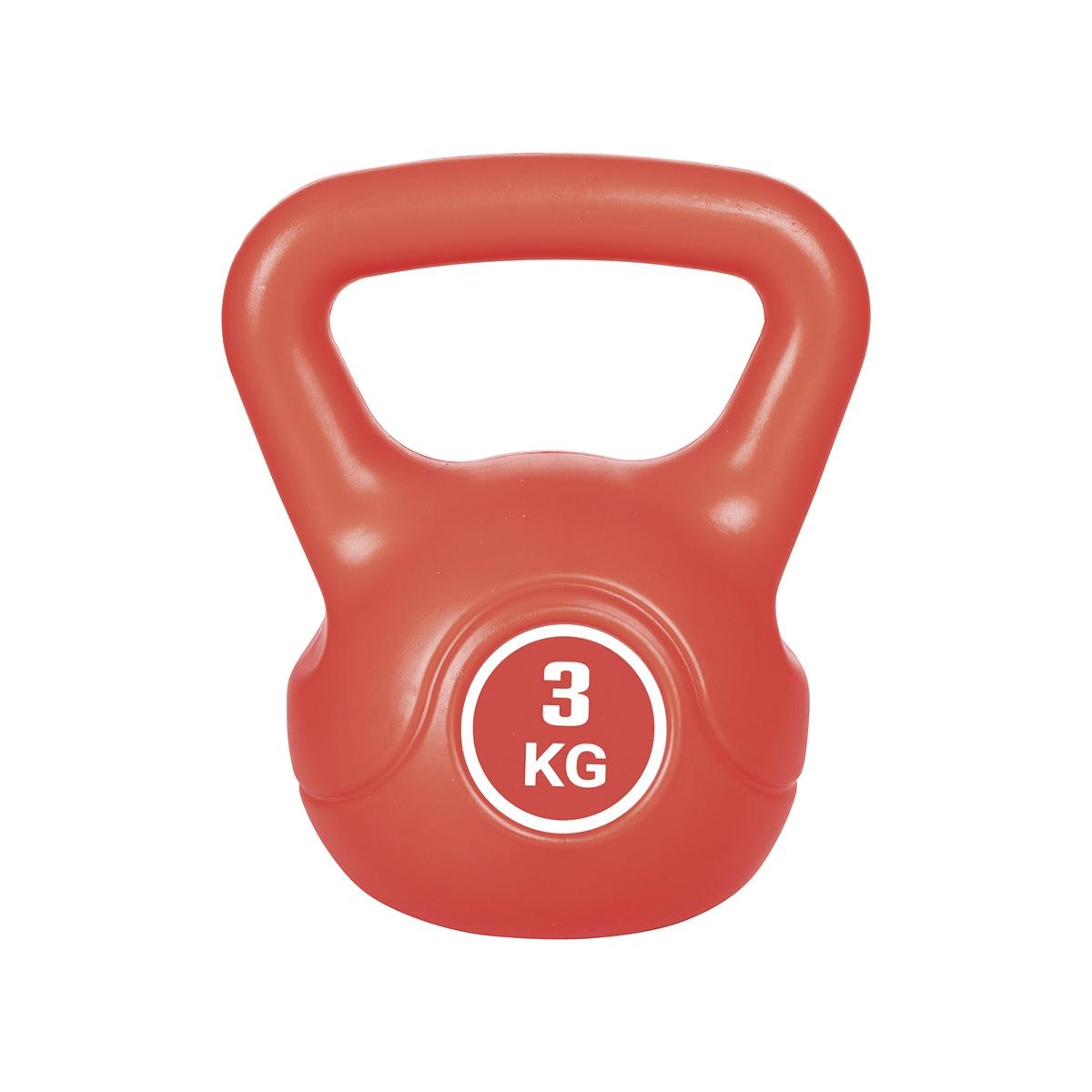 Kettlebell 3 Kg antiscivolo esercizi rafforzamento muscolare Makro Promozione Kettlebell 3 Kg antiscivolo esercizi rafforzamento muscolare Makro Promozione