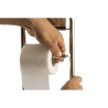 Porte-brosse et porte-rouleau en métal sur pied Avela pour salle de bains Offre