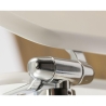 Copriwater universale sedile WC soft close in mdf lucido Ravya Saldi