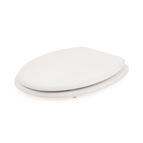 Copriwater universale sedile WC bianco in mdf satinato Tunai Promozione