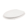Abattant WC universel blanc en MDF satiné Tunai Promotion