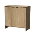 Holzschrank für Wohnzimmer, Küche, Büro, 2 Türen, 80x40x72cm Yuva Aktion