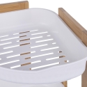 Duscheckenregal Holz 2 Etagen Kunststoff 23x23x27cm Aliva Angebot
