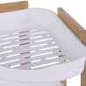 Duscheckenregal Holz 2 Etagen Kunststoff 23x23x27cm Aliva Angebot