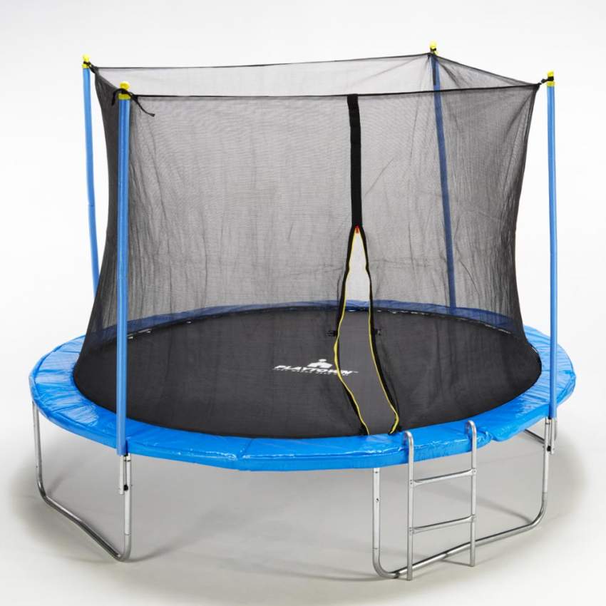 Trampolino adulti bambini Tappeto elastico 427cm rete di sicurezza Kangaroo XXL Promozione Trampolino adulti bambini Tappeto elastico 427cm rete di sicurezza Kangaroo XXL Promozione