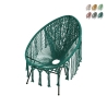 Fauteuil de jardin extérieur avec tissage macramé Elika Choix