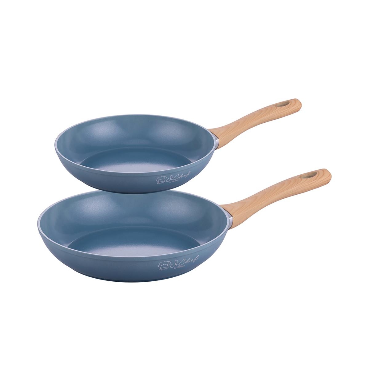 Ensemble de 2 poêles antiadhésives induction 22-26 cm en céramique Promotion Ensemble de 2 poêles antiadhésives induction 22-26 cm en céramique Promotion