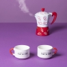 Traditionelle Moka-Kaffeemaschine für 2 Tassen, Aluminium, Modell Cuore Verkauf