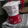 Caffettiera moka per 3 tazze caffè espresso in alluminio Cuore Offerta