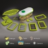 Trancheur multifonction 8 en 1 avec 12 accessoires Dicer Chef Vente