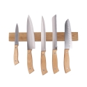 Barre magnétique porte-couteaux en bois d'acacia 40x5x2,2 cm Barnik Vente