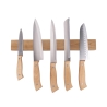 Barre magnétique porte-couteaux en bois d'acacia 40x5x2,2 cm Barnik Vente