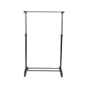 Appendiabiti in metallo con ruote 2 aste porta scarpe 88x42,5cm Zulea Saldi