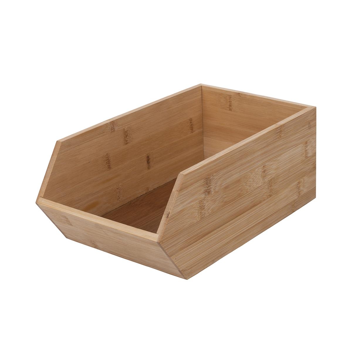 Contenitore portaoggetti organizer da cucina impilabile in legno Kavela Promozione Contenitore portaoggetti organizer da cucina impilabile in legno Kavela Promozione
