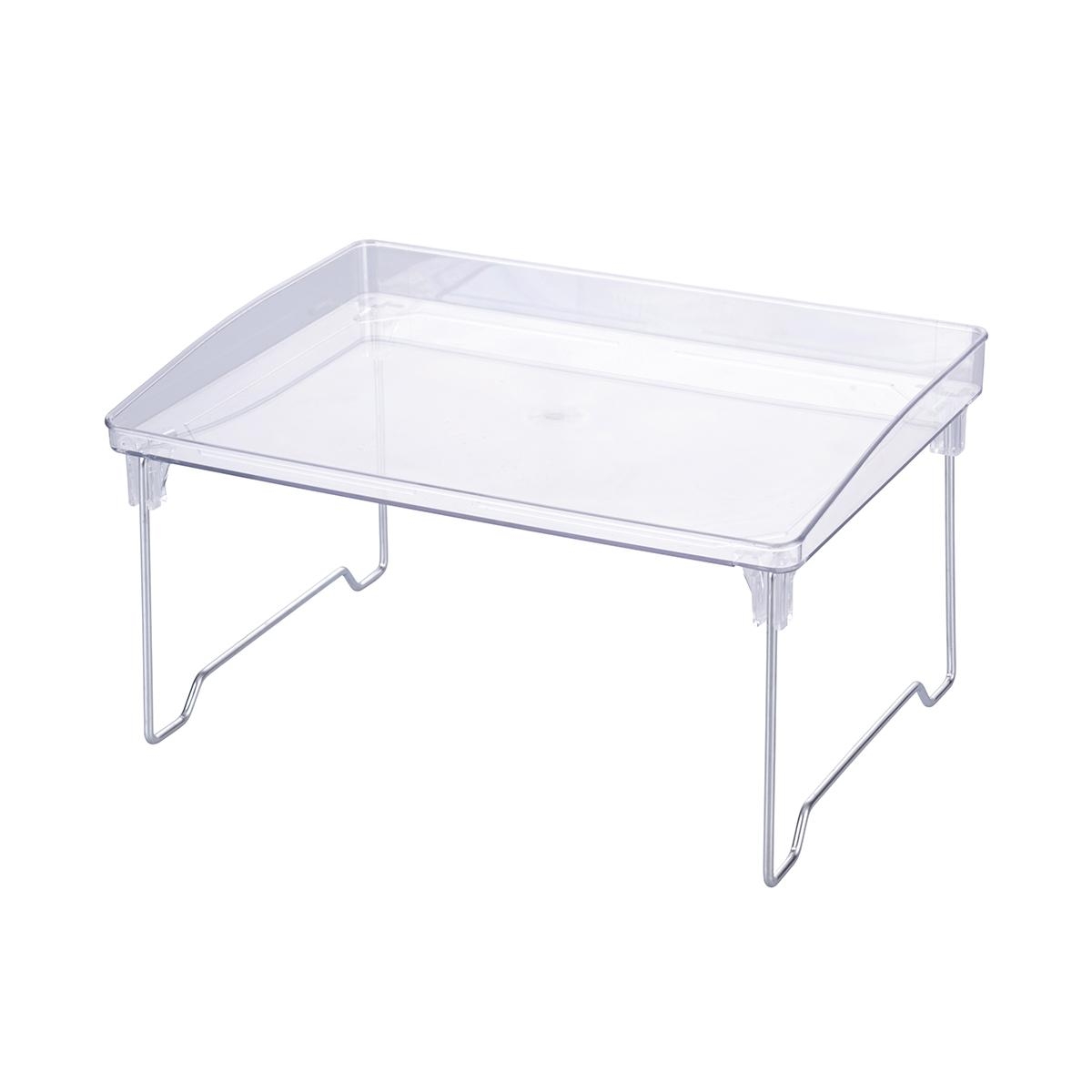Mensola divisoria pieghevole trasparente 29,5x21x16 cm Lumora Promozione