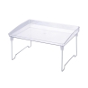 Mensola divisoria pieghevole trasparente 29,5x21x16 cm Lumora Promozione
