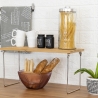 Étagère de séparation pliable en bois pour cuisine 31x18,4x15,5 cm Mareka Catalogue