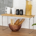 Étagère de séparation pliable en bois pour cuisine 31x18,4x15,5 cm Mareka Choix