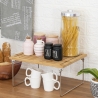 Étagère de séparation pliable en bois pour cuisine 31x18,4x15,5 cm Mareka Modèle