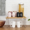 Divisorio organizer da cucina pieghevole in legno 32x28x15,5cm Seluna Catalogo