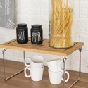 Divisorio organizer da cucina pieghevole in legno 32x28x15,5cm Seluna Modello