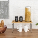 Étagère de séparation pliable en bois pour cuisine 31x18,4x15,5 cm Mareka Prix