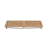 Faltbarer Küchenorganizer aus Holz 47x18,5x22cm Kurnek Sales