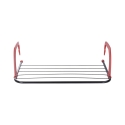 Stendibiancheria da balcone 2 ganci pieghevoli 5 fili 54x34cm Nuvika Offerta