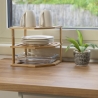 Mensola angolare da cucina 3 scaffali in legno 25x25x23cm Tolvak Catalogo