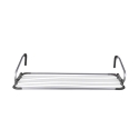 Stendino da balcone e da interni 2 ganci 8 fili 106x55 cm Felora Offerta