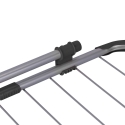 Stendino da balcone e da interni 2 ganci 8 fili 106x55 cm Felora Sconti