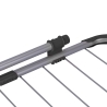 Stendino da balcone e da interni 2 ganci 8 fili 106x55 cm Felora Sconti