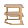 Étagère d'angle de cuisine 3 niveaux en bois 25x25x23cm Tolvak Offre