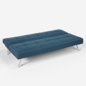 Divano letto in tessuto con porta USB e gambe in metallo design Astralis Catalogo