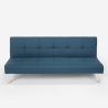 Divano letto in tessuto con porta USB e gambe in metallo design Astralis Scelta
