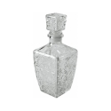 Set bottiglia in vetro per liquore + 6 bicchieri Diamante Offerta