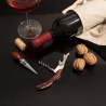 Lagaas Set Verkostung Wein mit Korkenzieher aus Stahl und Holz Verkauf