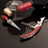 Lagaas Set Verkostung Wein mit Korkenzieher aus Stahl und Holz Angebot
